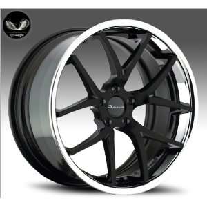 Giovanna Monza 20x8.5 20x10 Wheels BMW 3 5 Series Staggered Black Face 