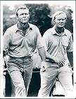 1971 ARNOLD PALMER & Jack Nicklaus PGA Golfers Photo