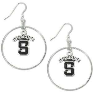  Syracuse Orange School Charm Round Earrings Sports 