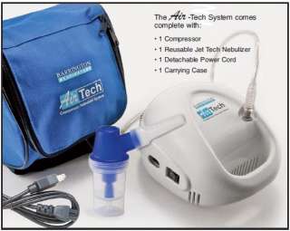 Air Tech Compressor Aerosol Nebulizer Full Kit & Bag  