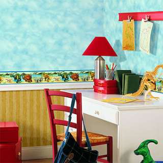 DINOSAURS Kid/Boy Room Decor Wallpaper Dino WALL BORDER  