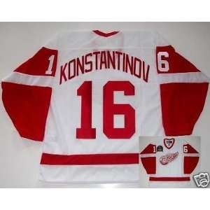  VLADIMIR KONSTANTINOV Red Wings Jersey 1997 CUP PATCH   XX 