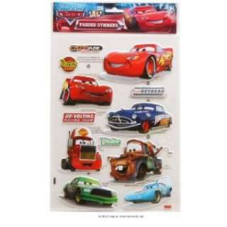   CARS MCQUEEN PADDED STICKERS WALL ROOM DECOR NEW 5027417018775  