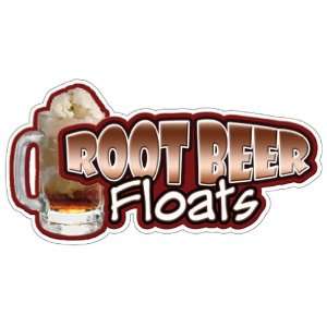   BEER FLOATS Concession Decal stand trailer cart Patio, Lawn & Garden