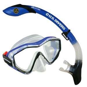  US Divers Anacapa 1 LX Mask & Island Dry Snorkel Set 