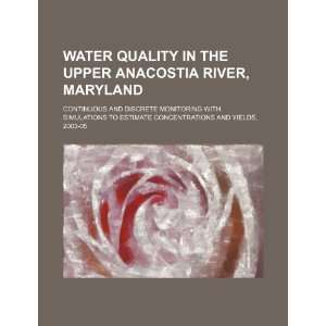 Water quality in the upper Anacostia River, Maryland continuous and 