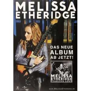  Melissa Etheridge   Fearless Love 2010   CONCERT   POSTER 