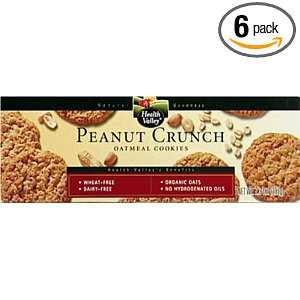 Health Valley Wheat Free/Dairy Free Peanut Crunch Oatmeal Cookies, 7.3 