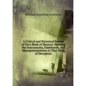   in That Work of Deception William Eusebius Andrews Books