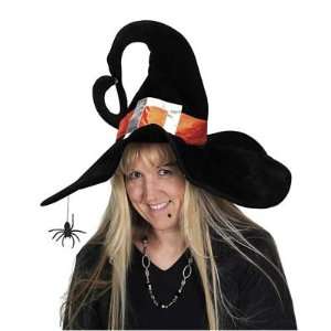  Halloween Deluxe Plush Witch Hat 1/Pkg, Pkg/1 Patio, Lawn 