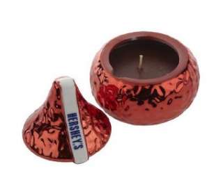 Valerie Parr Hill Hershey Kiss Chocolate Candle Set RED Valentine Day 