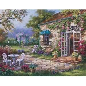     Spring Patio II   Artist Sung Kim   Poster Size 30 X 24 inches