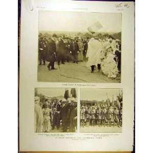   1911 President Fallieres Triaga Tunisia Visit Dougga