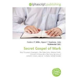  Secret Gospel of Mark (9786132844668) Books
