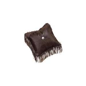  Trail Buster Decorative Leather Pillow