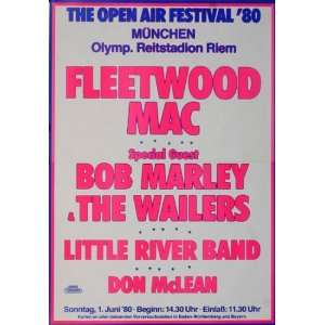  Fleetwood Mac   Open Air 1980   CONCERT   POSTER from 