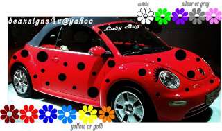 VW beetle spots dots ladybug volkswagon bug Eyelash 40  