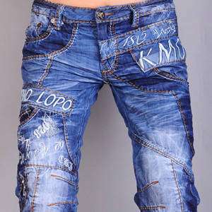 VVW Designer Mens Jeans Denim Pants Low Rise Rock NEW  