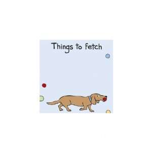  Hatley Things to Fetch (Ball) Sticky Notes Office 