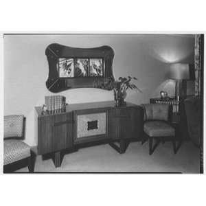   Park West, New York City. Living room, detail 1949