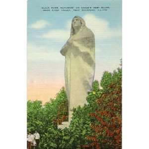  1940s Vintage Postcard   Black Hawk Monument on Eagles 