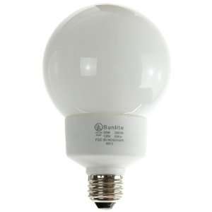   G30 Globe 20 Watt Energy Saving CFL Light Bulb Medium Base, Warm White