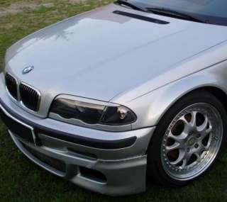 BMW E46 E 46 EYEBROWS EYELIDS (primed)   TUNING GT  