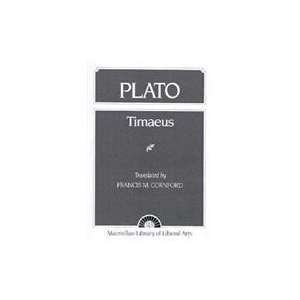  Plato Timaeus [Paperback] Francis M. Cornford Books