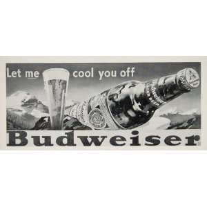  1951 Billboard Budweiser Beer Anheuser Busch Bud Ad 