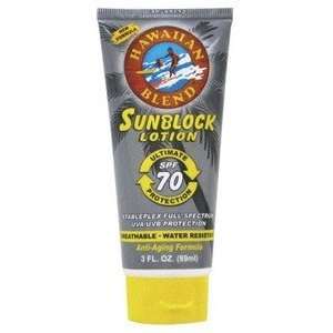  Hawaiian Blend Sunblock Lotion SPF#70 3 oz. Beauty