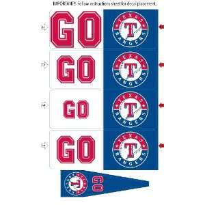 Texas Rangers Animated 3 D Auto Spin Flags  Sports 