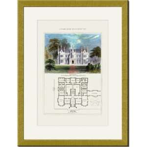   Matted Print 17x23, A Tudor Manor House, Henry VIII #2