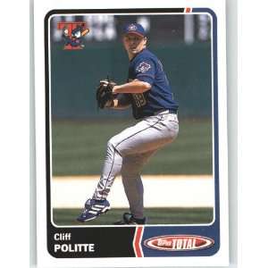  2003 Topps Total #675 Cliff Politte   Toronto Blue Jays 