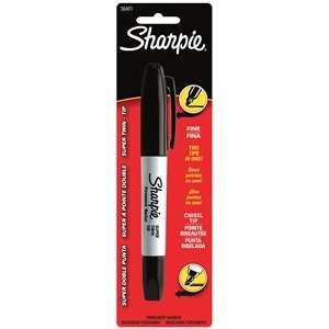  36401Pp Sharpie Super Sharpie Black Twintip Permanent 
