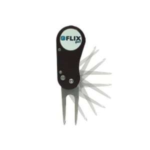 Flix Golf Automatic Divot Repair Tool Great Item Black  