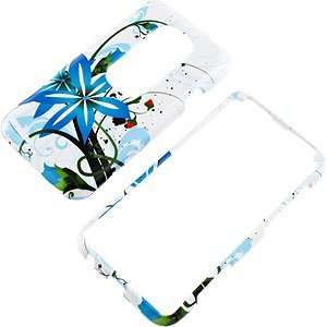  Blue Splash Protector Case for HTC EVO 3D Electronics