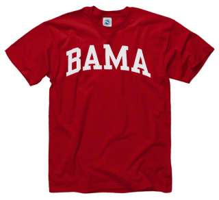 Alabama Crimson Tide Crimson Bama Arch T Shirt  