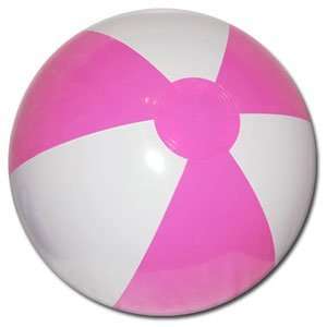    Beachballs   16 Pink & White Beach Balls
