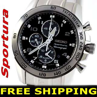 Seiko Men Watch Chronograph 7T62 Sapphire Sport +Xpress +Warranty 