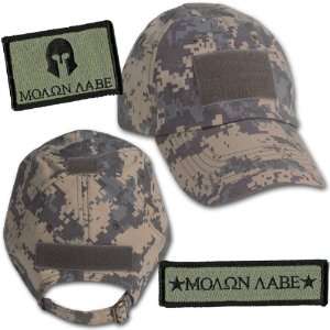  ACU Tactical Cap and Molon Labe Patch Combo Arts, Crafts 