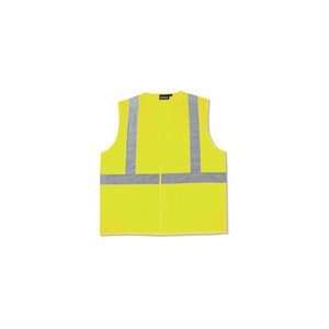  Safety Vests   Reflective w/3 Pockets   Hi Viz Lime   S388 