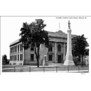   Reprint Grundy County Court House, Morris, IL. 1916 