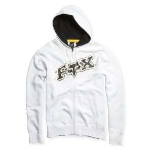  Fox Racing Up Against Zip Front Fleece [White] L White 