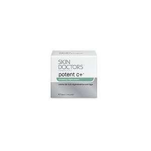 Skin Doctors Cosmeceuticals Potent C+ Anti Aging Night Cream, 1.7 fl 