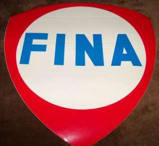 Vintage FINA Peel & Stick Decal by Meyercord Co.  