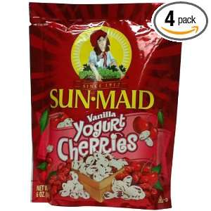 Sun Maid Vanilla Yogurt Cherries, 6 Ounce (Pack of 4)  