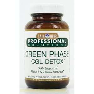   Gaia Herbs Green Phase CGL Detox 45 Capsules