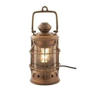  Antique Brass Masthead Electric Lantern 11   Lamps 