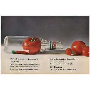  1963 Hunts Catsup Tomato Inside Bottle Print Ad (8703 