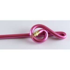  Bentcil G Clef Pencil   Hot Pink Musical Instruments
